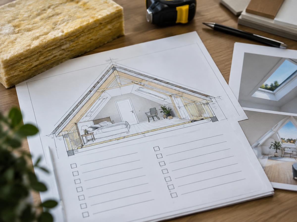 Attic Conversion Planner concept preview of the planner documents