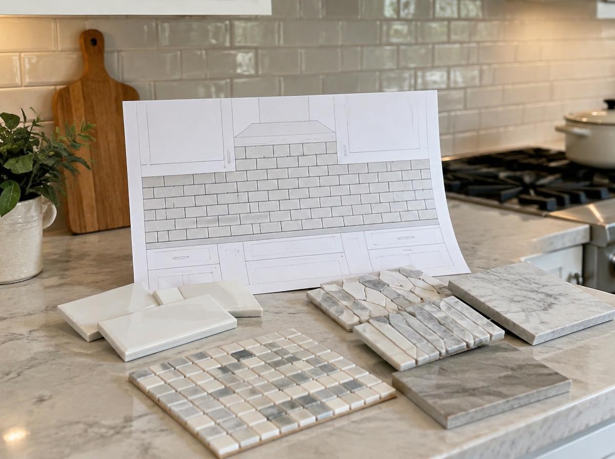 Backsplash Tile Planner concept preview of the planner documents