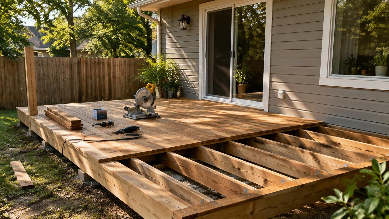 Deck Cost: Wood, Composite & Size project