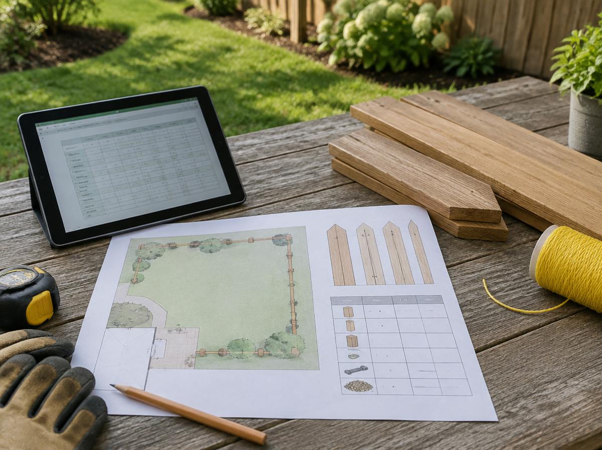 Fence Project Planner concept preview of the planner documents