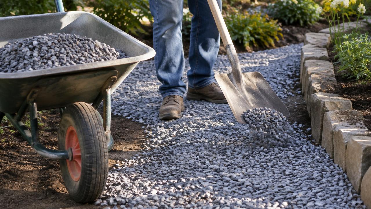 Gravel: Tons & Cost for Driveways, Paths & Beds project