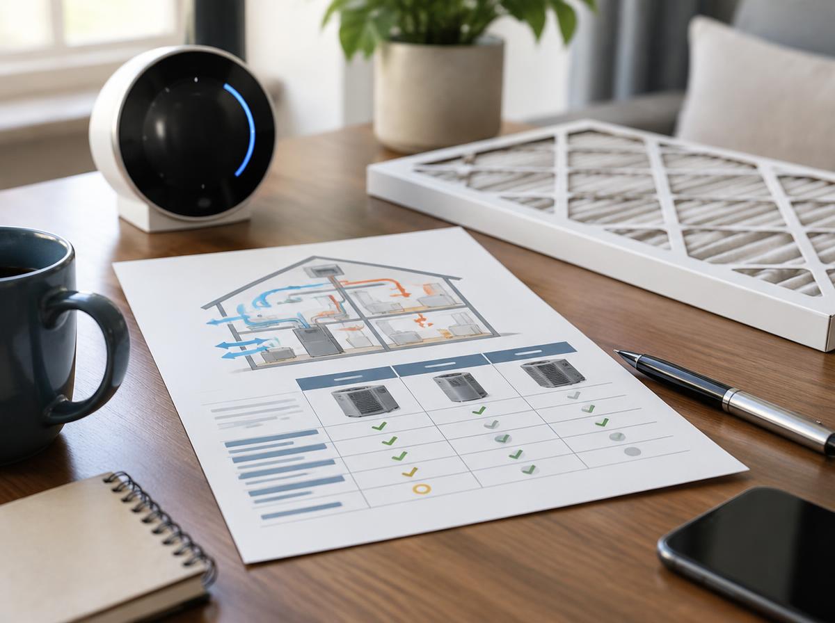 HVAC Replacement Planner concept preview of the planner documents