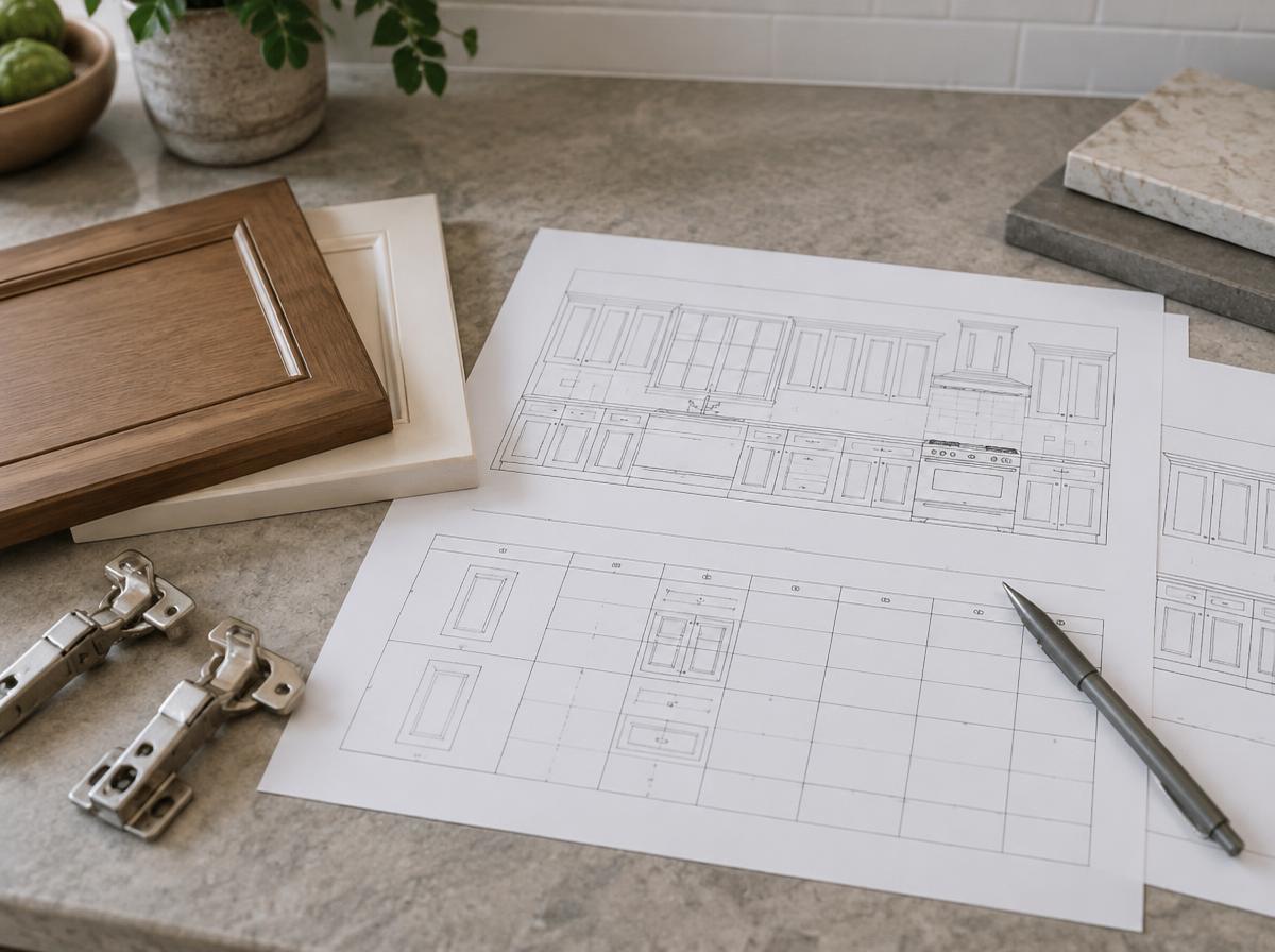 Kitchen Cabinet Planner concept preview of the planner documents