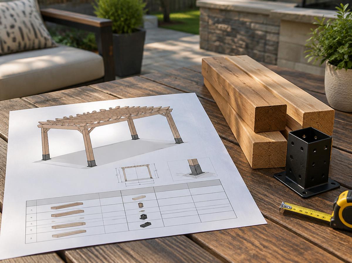 Pergola Project Planner concept preview of the planner documents
