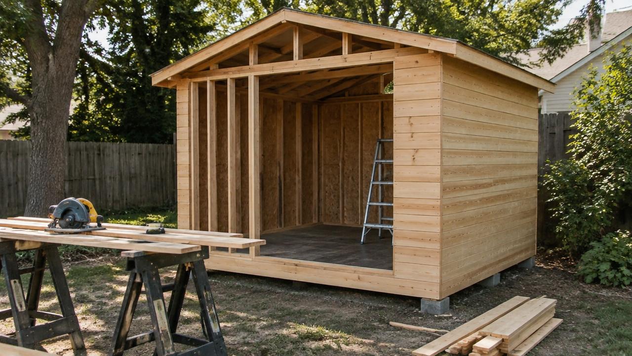 Shed Cost: Size, Material & Foundation project