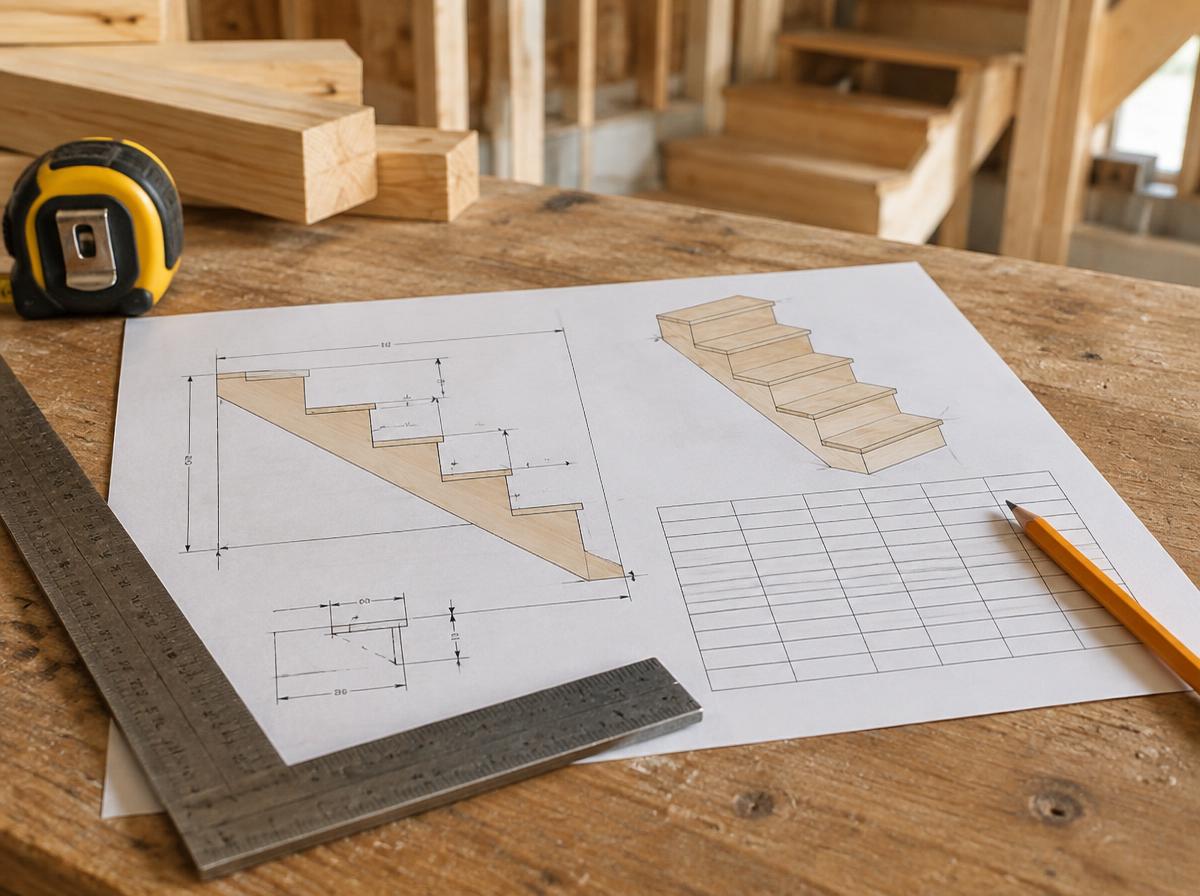 Stair Build Planner concept preview of the planner documents