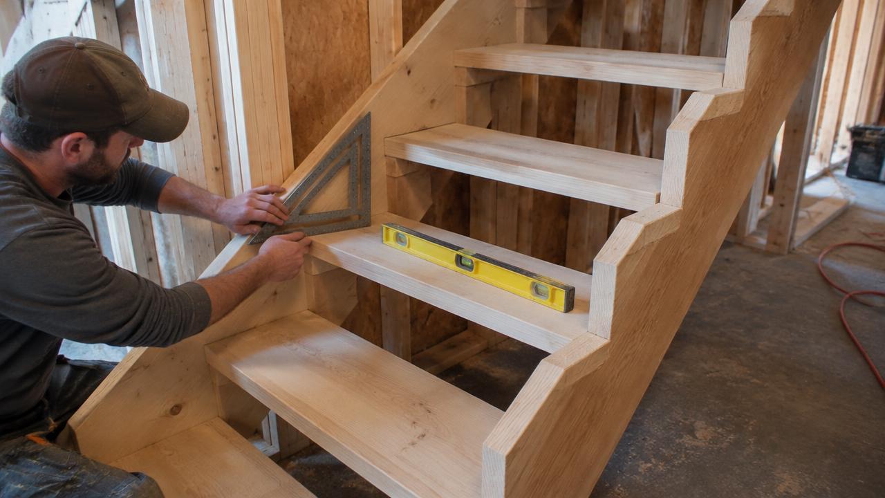 Stair: Rise, Run & Stringer Layout project